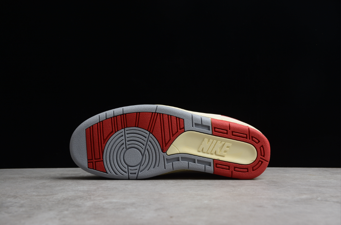 Off-White X Air Jordan 2 Low White Varsity Red