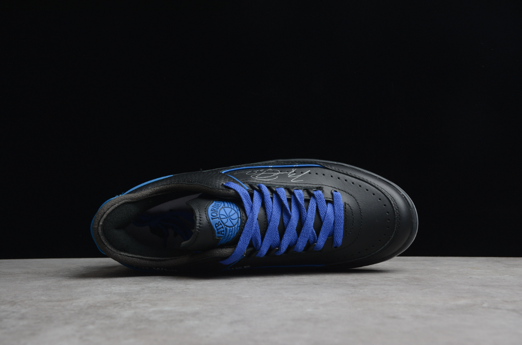 Off-White X Air Jordan 2 Retro Low SP Black Blue