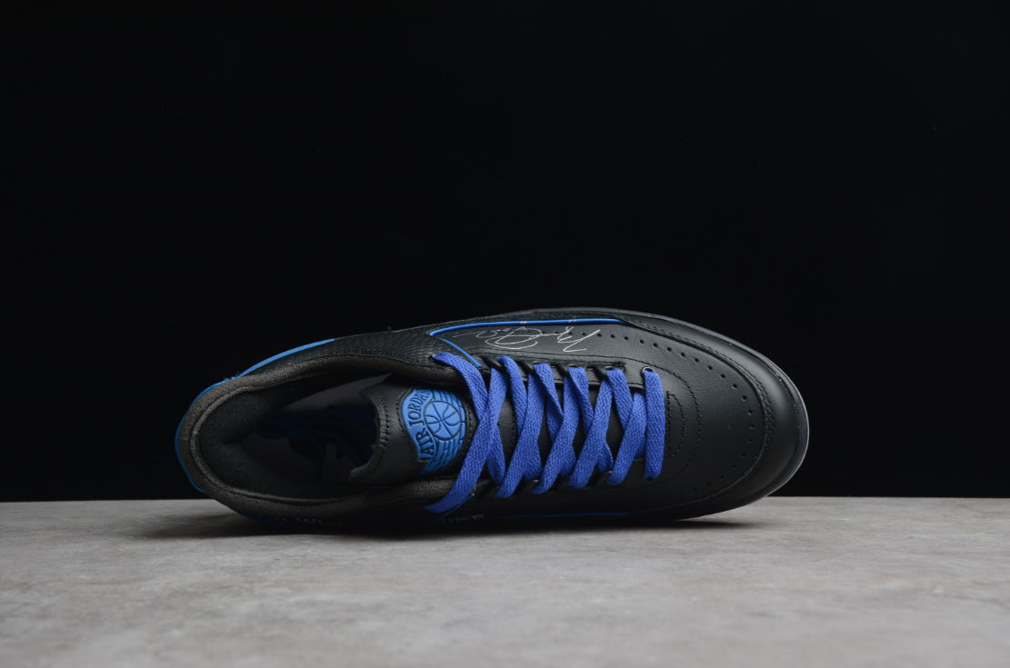 Off-White X Air Jordan 2 Retro Low SP Black Blue