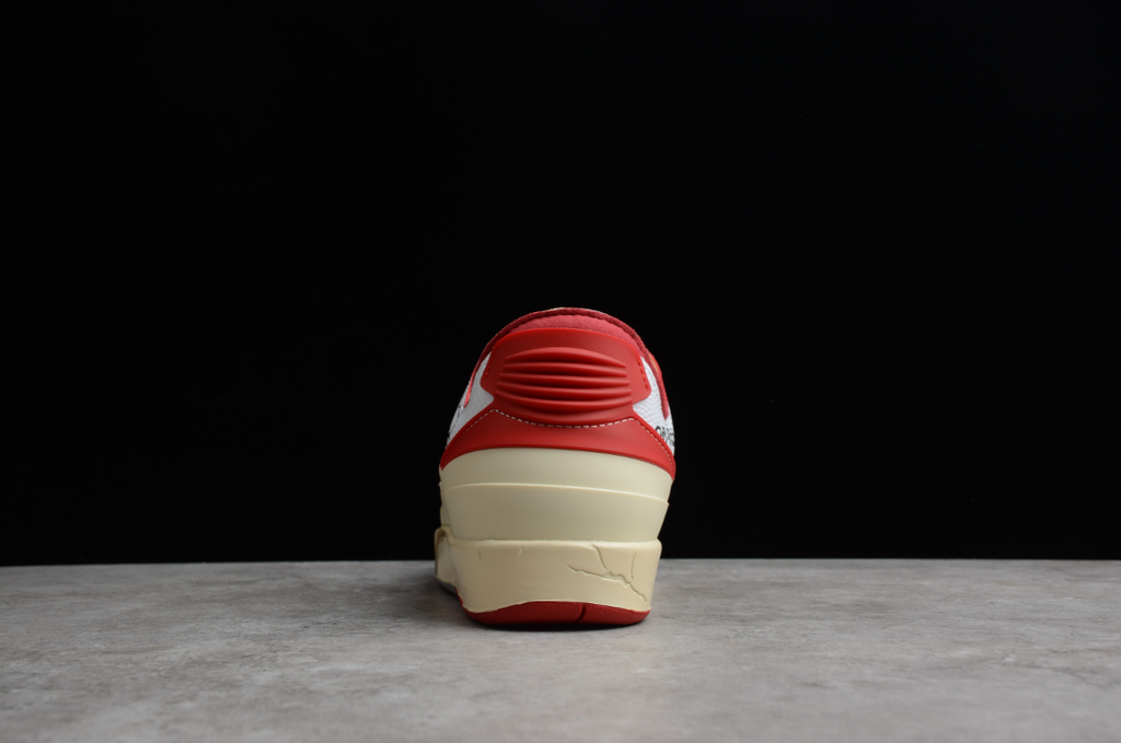 Off-White X Air Jordan 2 Low White Red