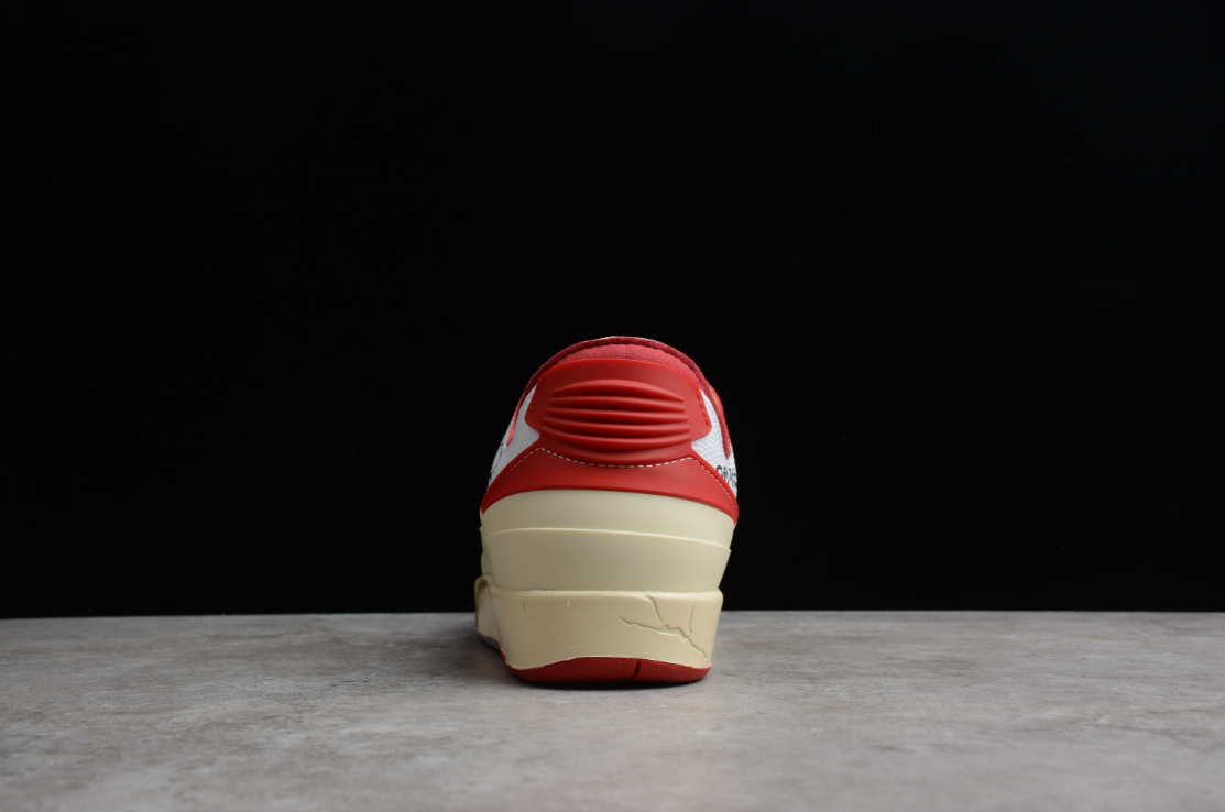 Off-White X Air Jordan 2 Low White Red