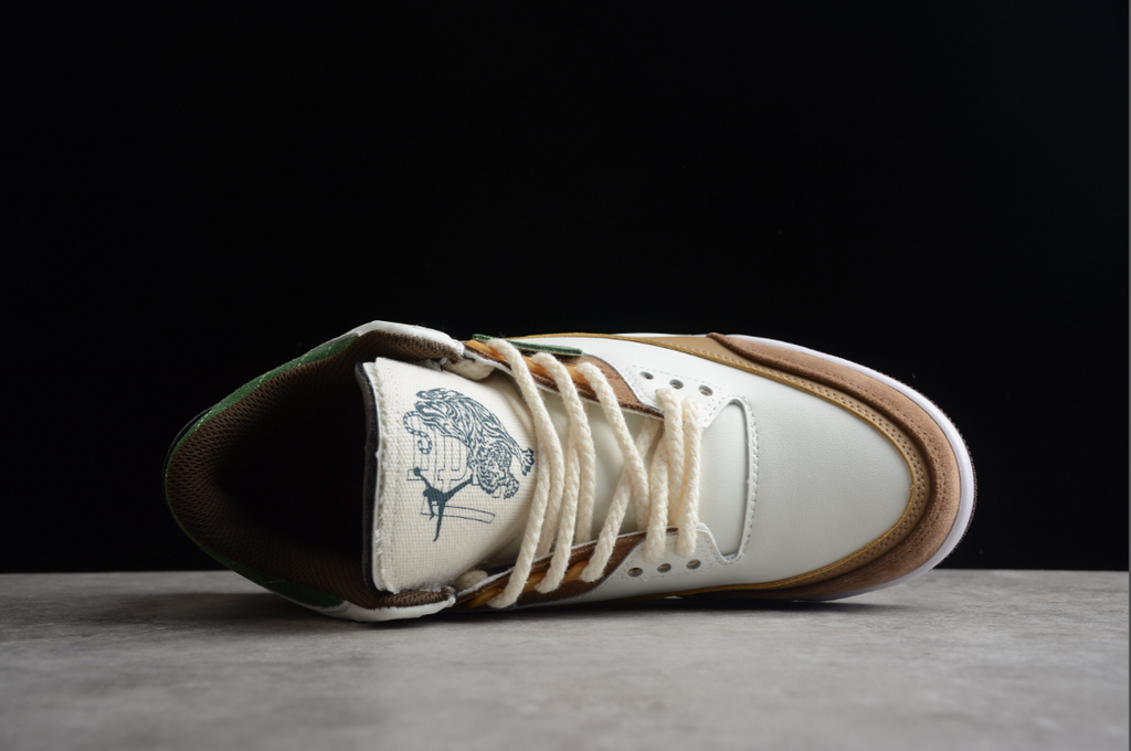 Air Jordan 3 Retro SE White Dark Brown Green