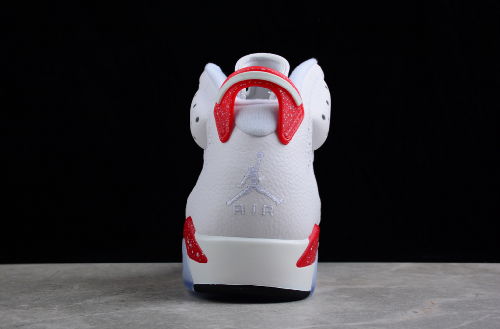 Air Jordan 6 'White and University Red'