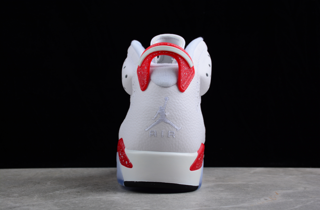 Air Jordan 6 'White and University Red'