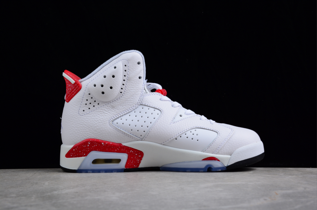 Air Jordan 6 'White and University Red'