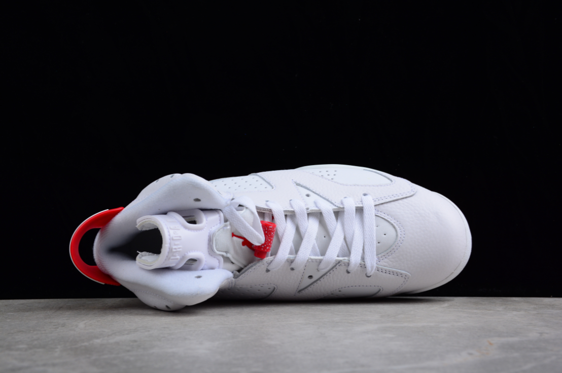 Air Jordan 6 'White and University Red'