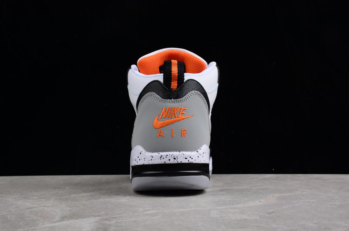 NK Air Flight 13 Mid White Wolf Grey Total Orange Black