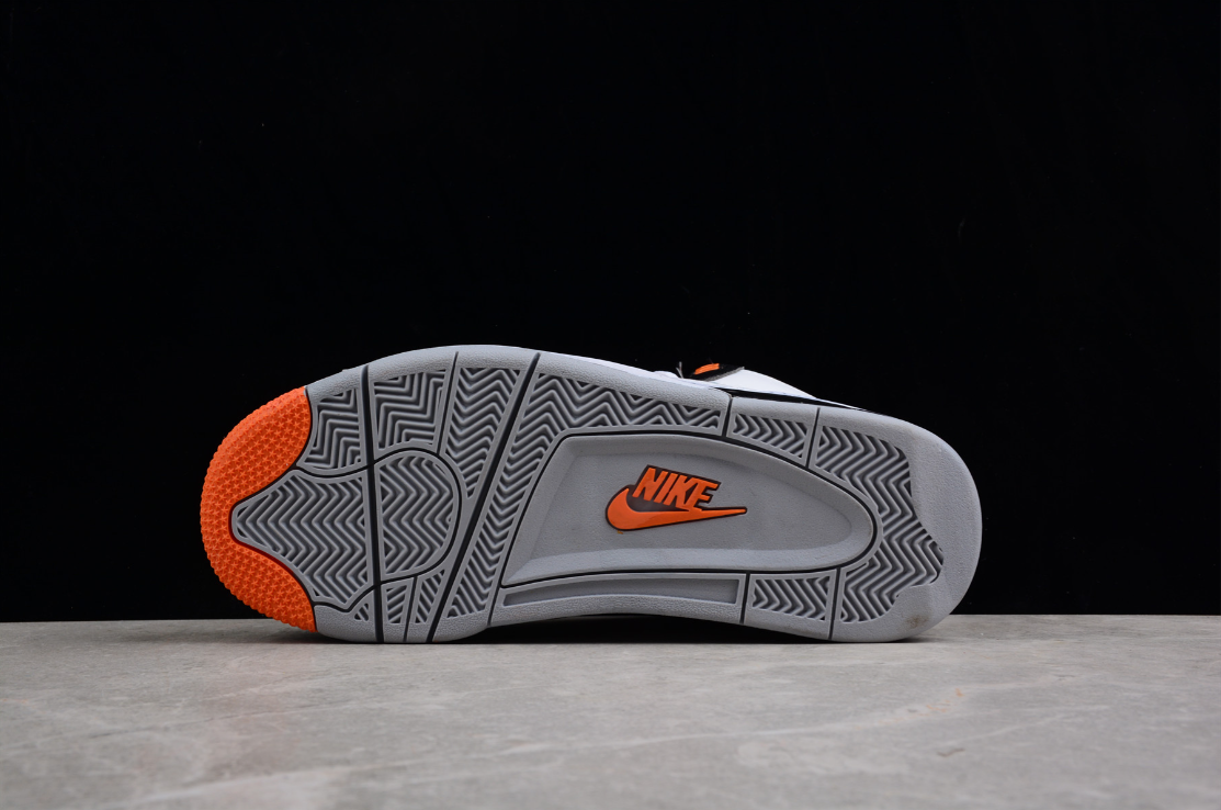 NK Air Flight 13 Mid White Wolf Grey Total Orange Black