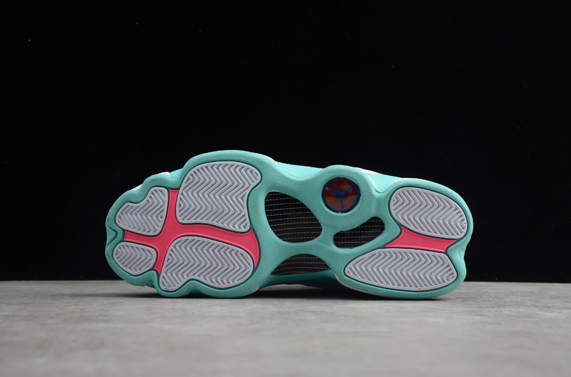 Air Jordan 13 Retro White Soar Green Pink
