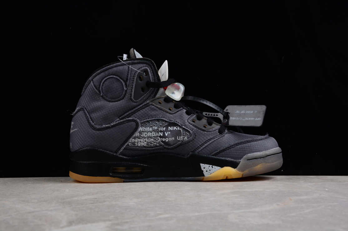 Off-White X Air Jordan 5 Black