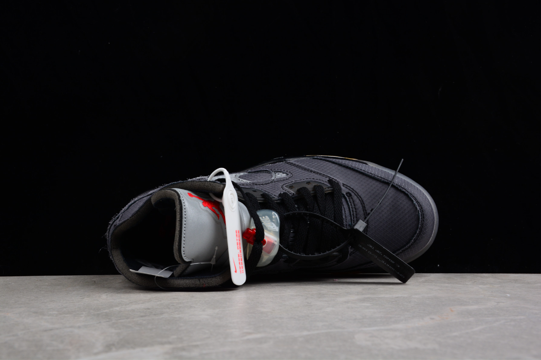 Off-White X Air Jordan 5 Black