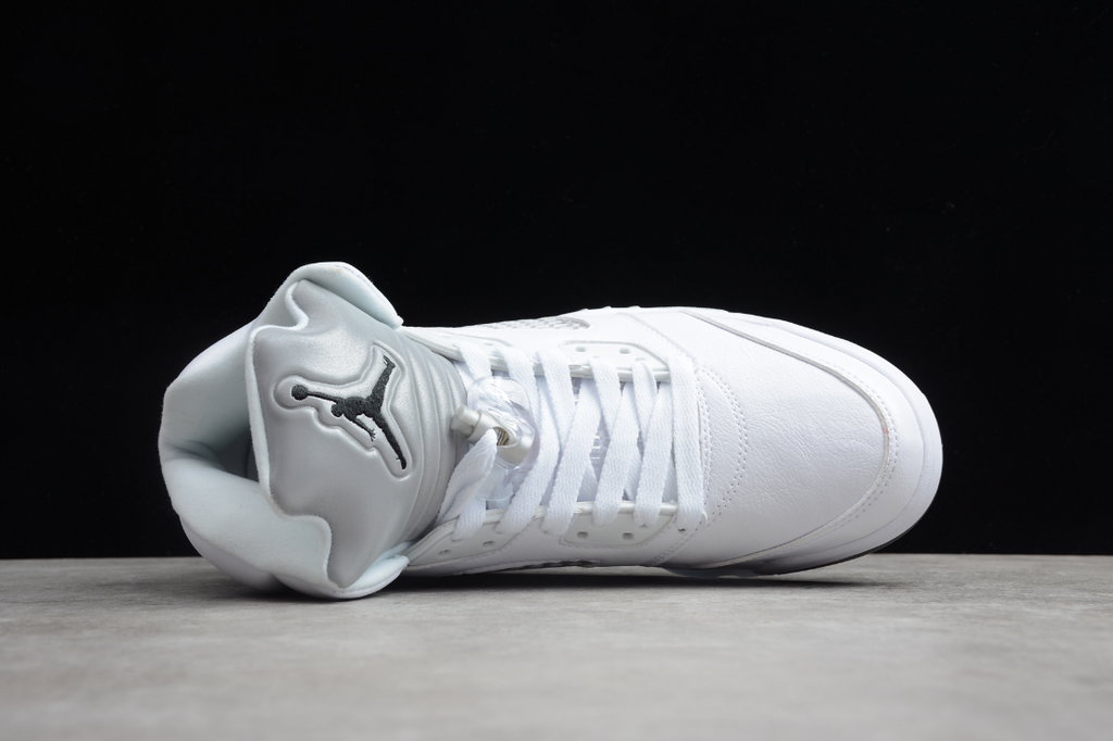 Air Jordan 5 Retro Metallic White