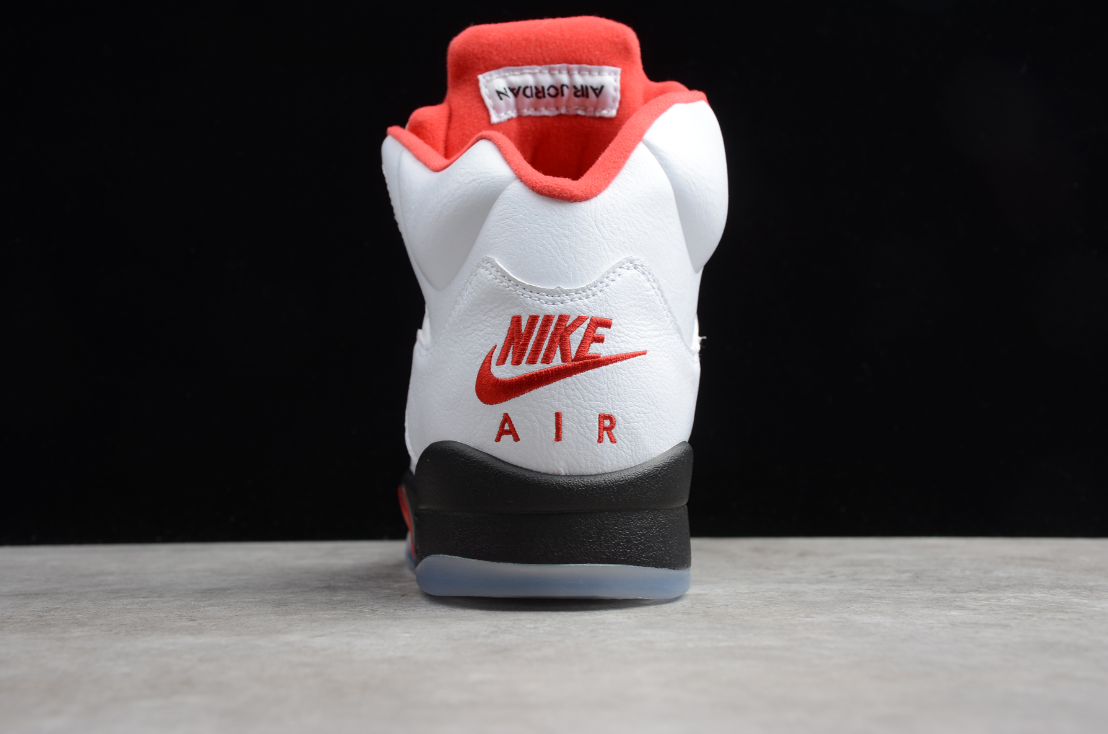 Air Jordan 5 Retro Fire Red Silver Tongue (2020)