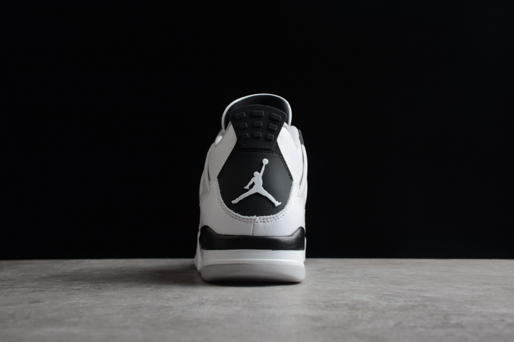 Air Jordan 4 Pale White Military Black