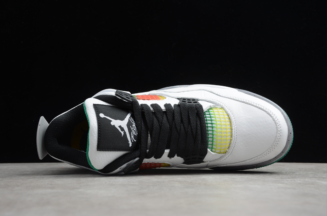 Air Jordan 4 Retro Lucid Green Rasta