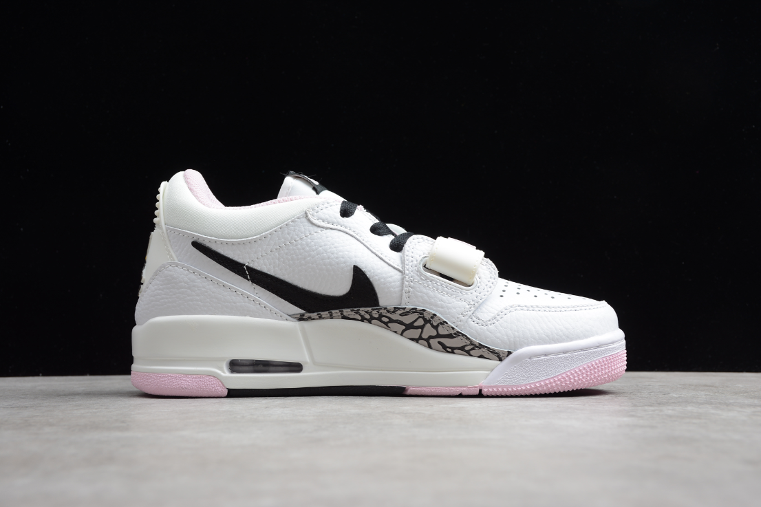Air Jordan Legacy 312 Low GS White Black Pink Foam