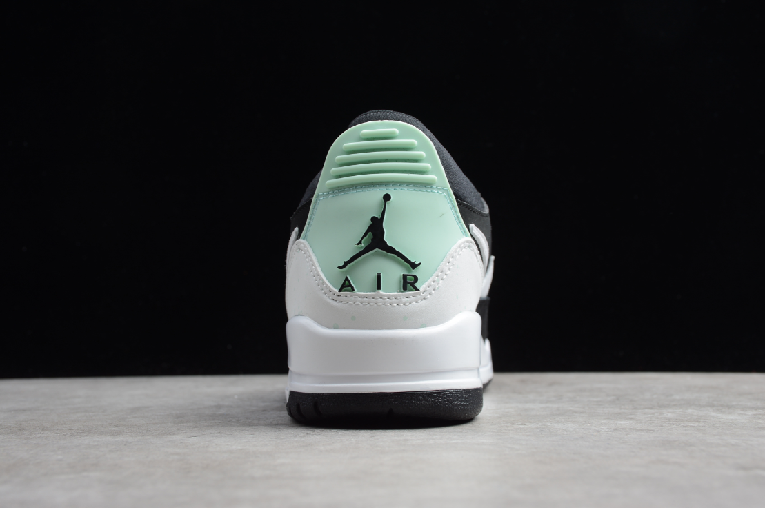 Air Jordan Legacy 312 Low Black White Teal Tint