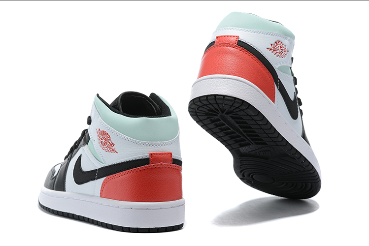 Air Jordan 1 Mid Red Black Toe