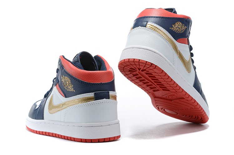 Air Jordan 1 Mid SE USA White