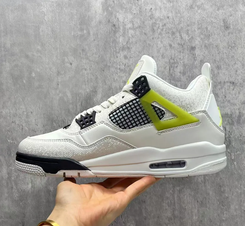 Air Jordan 4 Light Lemon Twist Shoes Sneakers