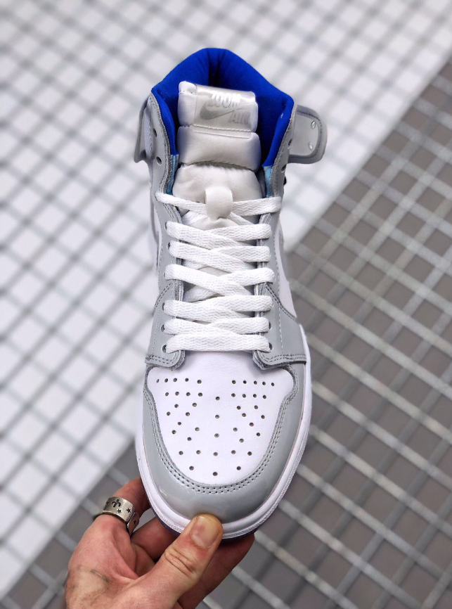 Air Jordan 1 High Zoom White Racer Blue