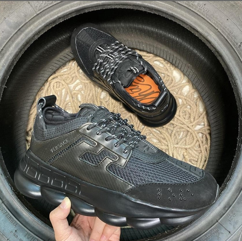 Chain Reaction Full Black Shoes Sneakers 2
