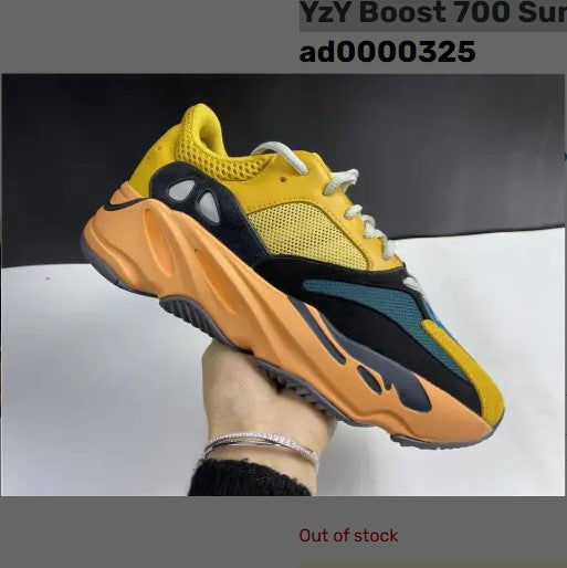 Yeezy Boost 700 Sun Yellow Shoes Sneakers