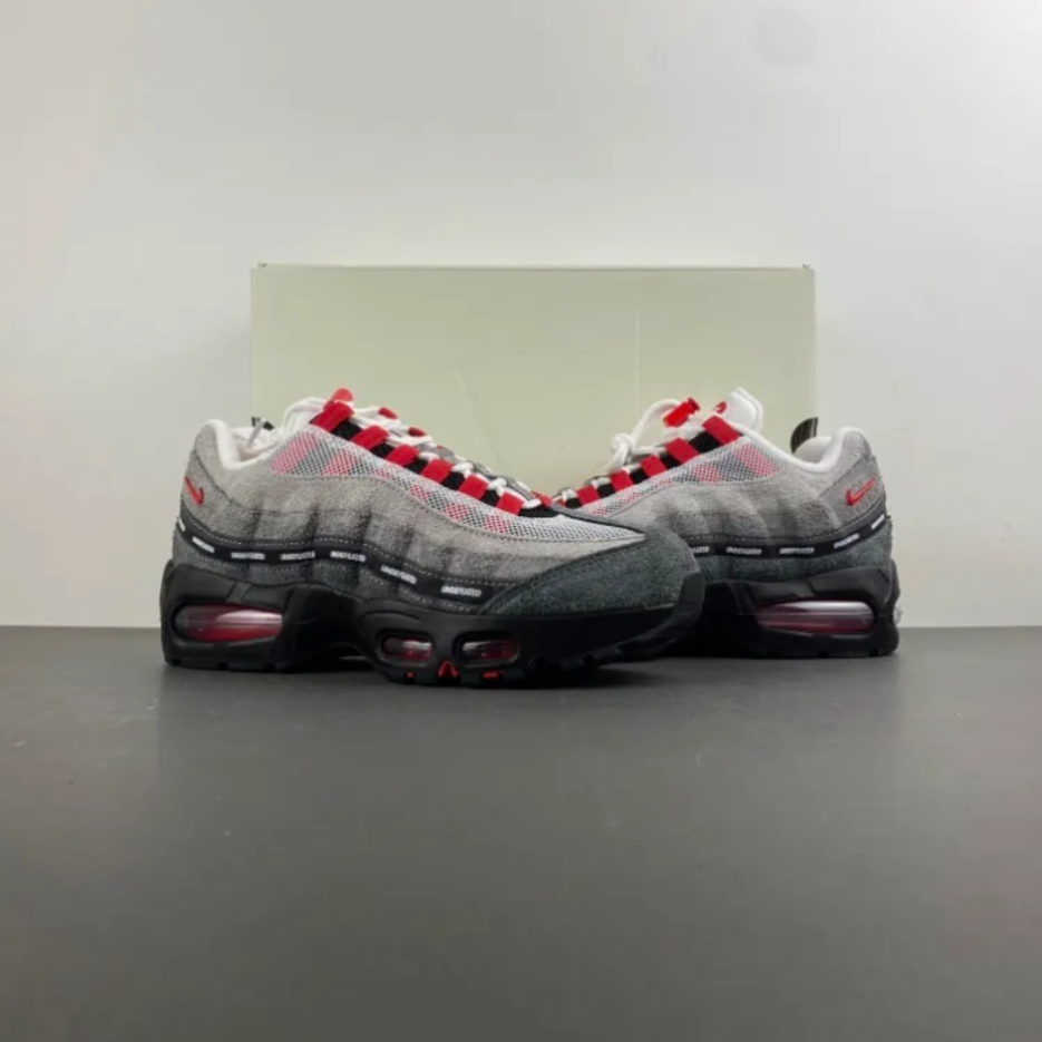 Air Max 95 SP x Undefeated Geo Tokyo Bright Crimson Shoes Sneakers