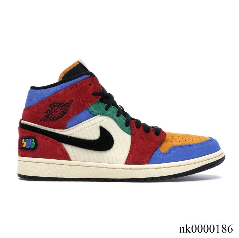 Air Jordan 1 Mid SE Fearless Blue the Great Shoes Sneakers