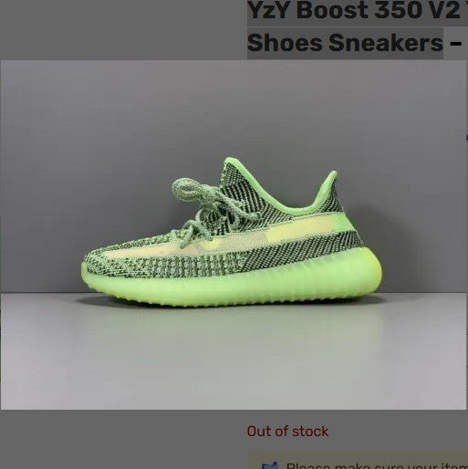 Yeezy Boost 350 V2 Yeezreel (Reflective) Shoes Sneakers