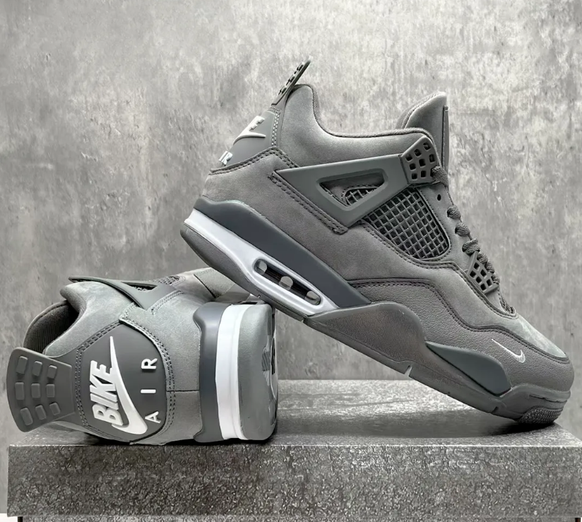 Nigel Sylvester x Air Jordan 4 Wolf Grey Shoes Sneakers