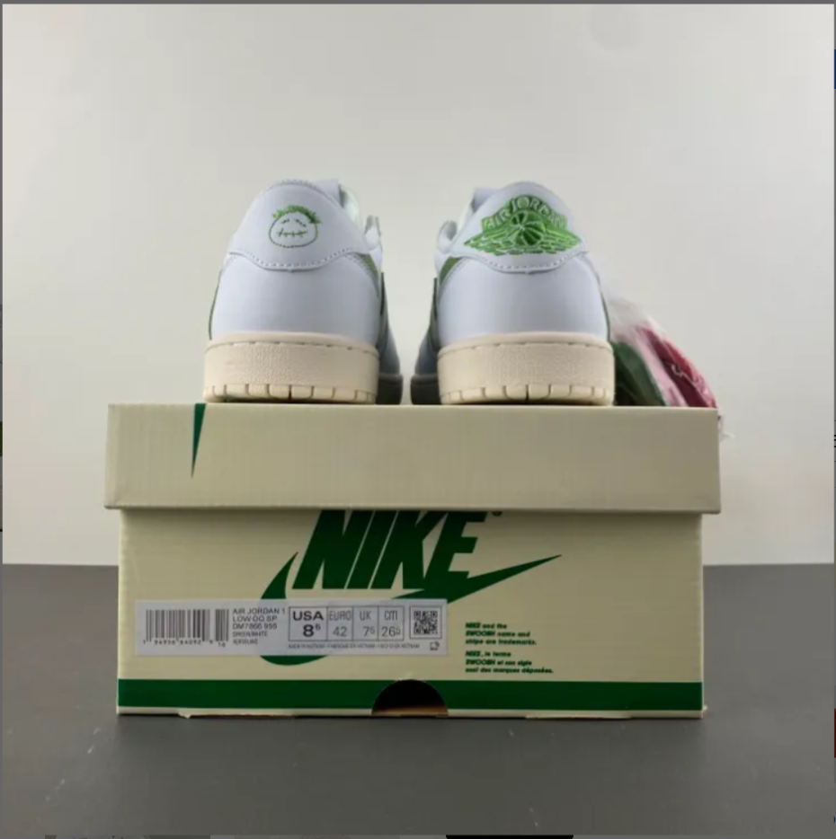 Travis Scott x Air Jordan 1 Low OG Matcha Shoes Sneakers