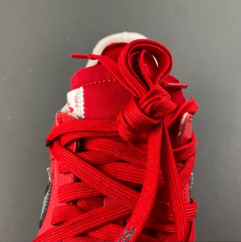 OW x Air Force 1 Low Crimson Sample Shoes Sneaker