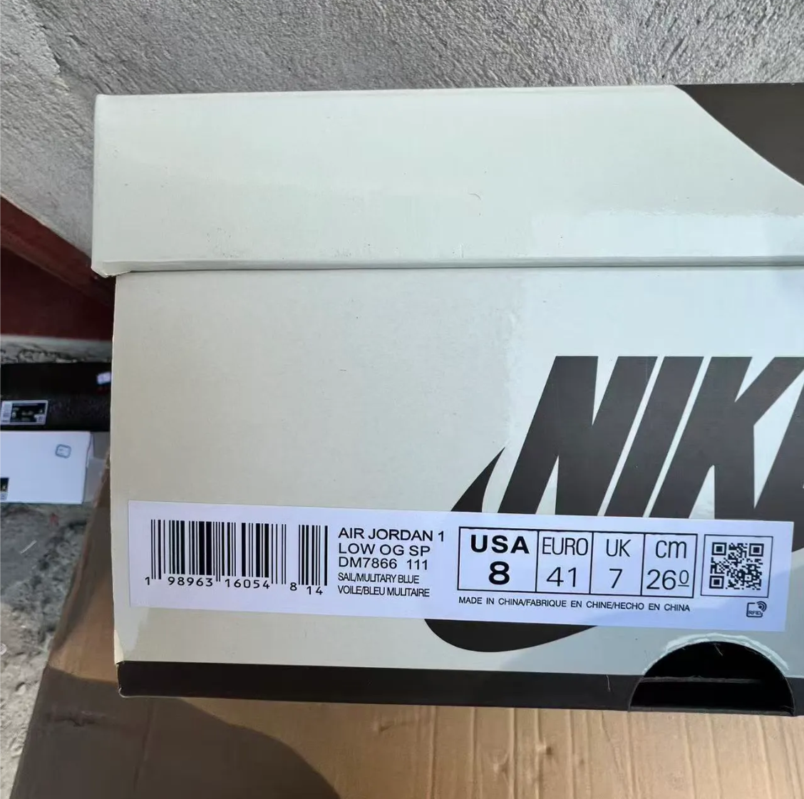 Union LA x Fragment Design x Air Jordan 1 Low Storm Blue Shoes Sneakers