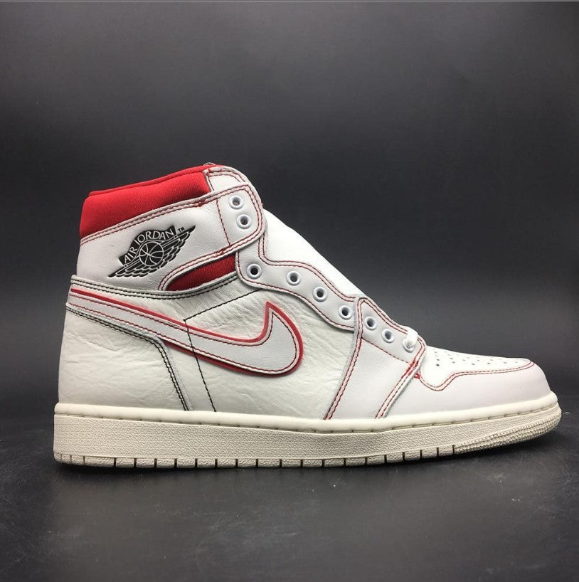 Air Jordan 1 Retro High Phantom Gym Red Shoes Sneakers