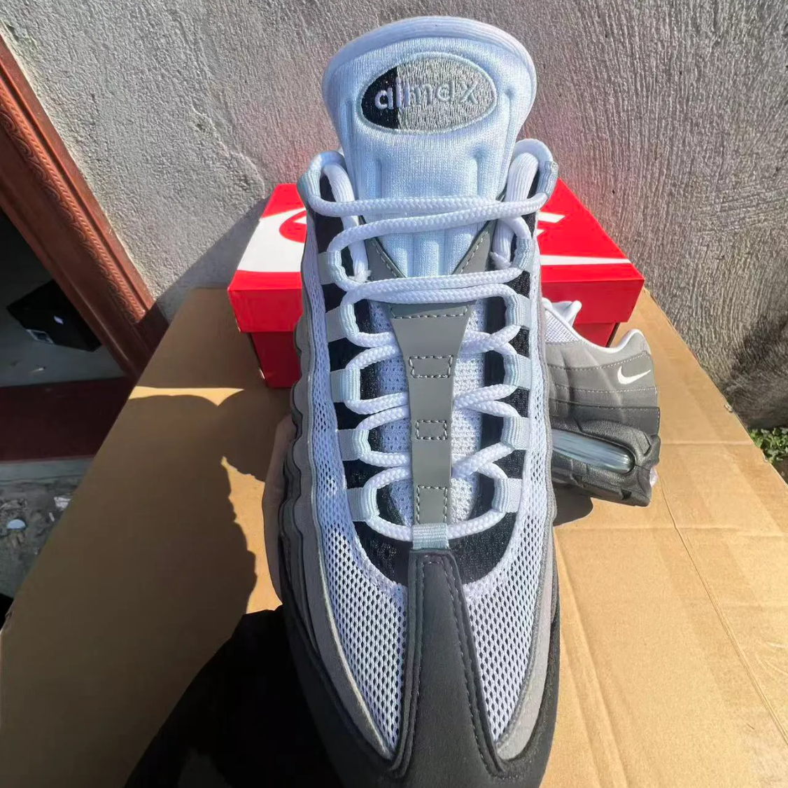 Air Jordan 95 OG Big Bubble Blue Tint Shoes Sneakers