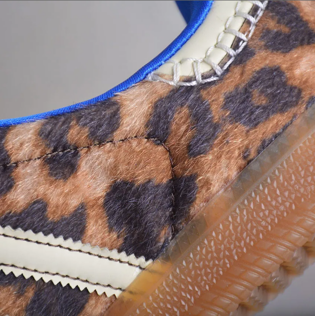Wales Bonner x AD Samba Pony Leopard Shoes Sneakers