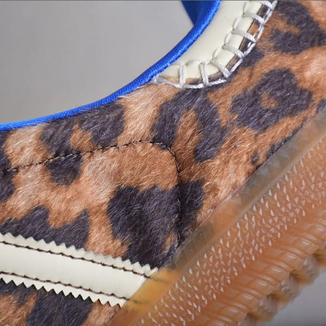 Wales Bonner x AD Samba Pony Leopard Shoes Sneakers