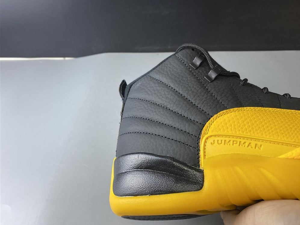 Air Jordan 12 Retro Black University Gold Shoes Sneakers