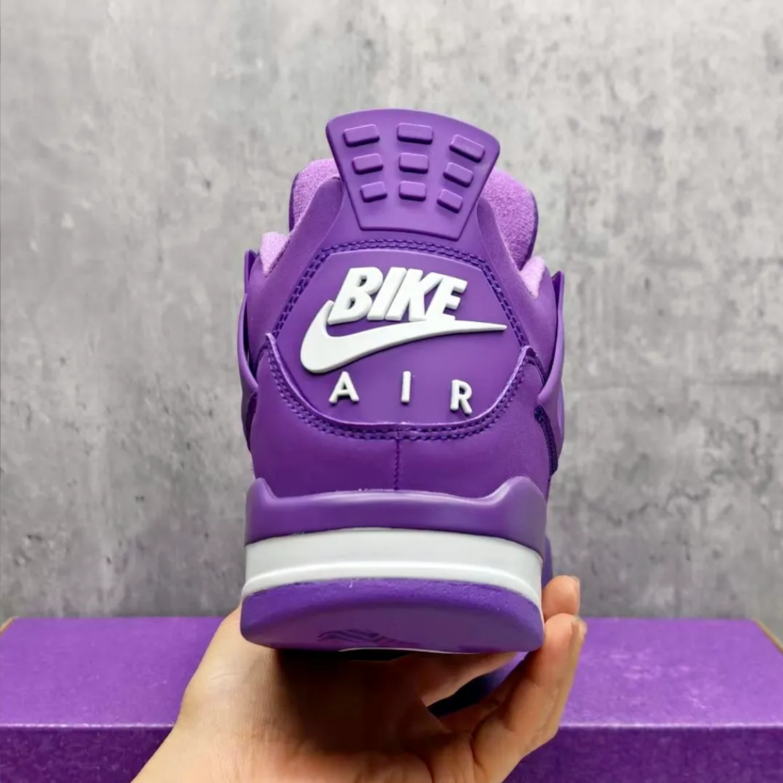 Nigel Sylvester x Air Jordan 4 Purple Shoes Sneakers