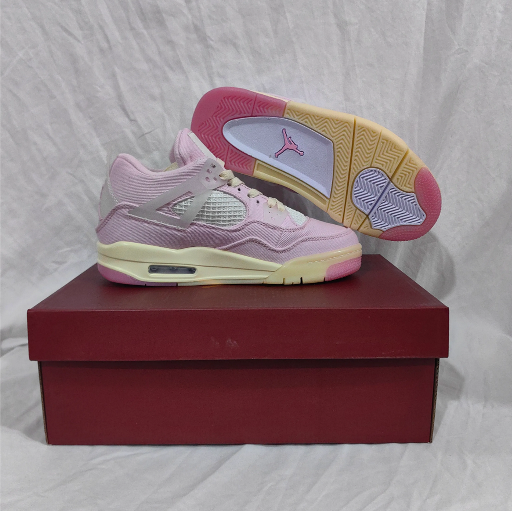 Air Jordan 4 Denim Iced Carmine Shoes Sneakers