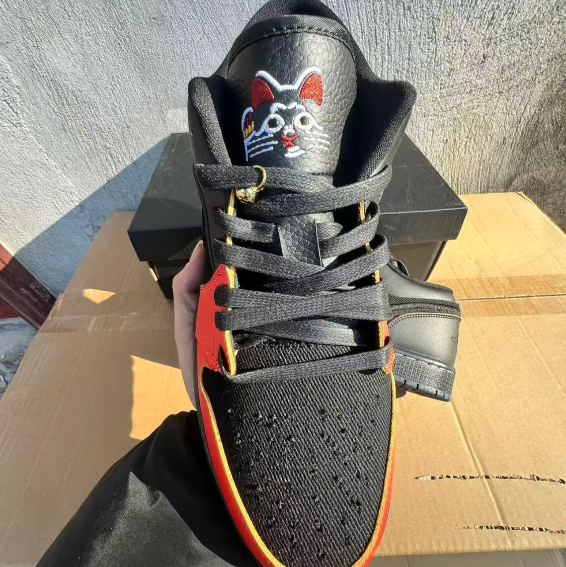 Air Jordan 1 Low Lucky Cat Shoes Sneakers
