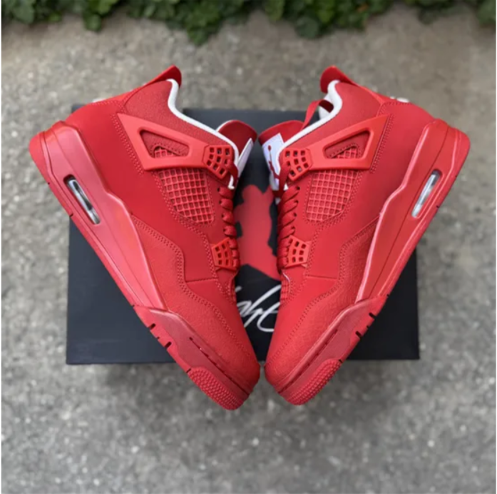 Air Jordan 4 Triple Red Shoes Sneakers