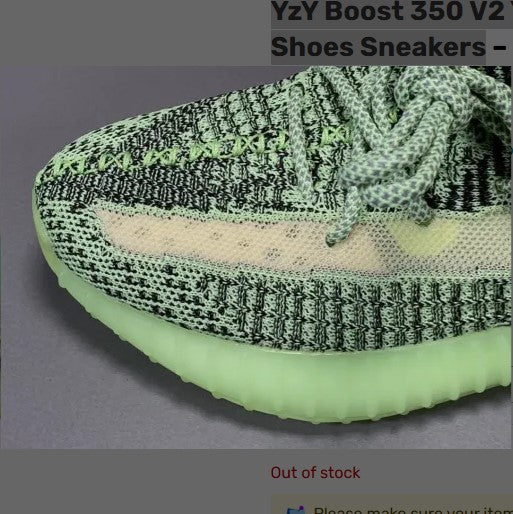 Yeezy Boost 350 V2 Yeezreel (Reflective) Shoes Sneakers