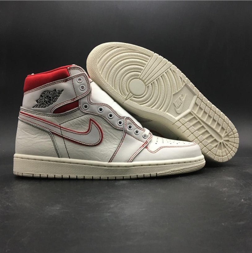 Air Jordan 1 Retro High Phantom Gym Red Shoes Sneakers