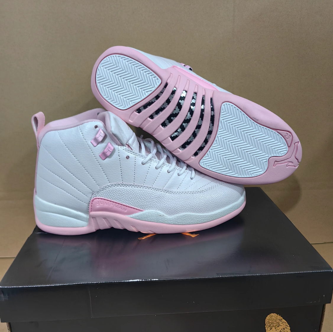 Air Jordan 12 White Pearl Pink Shoes Sneakers