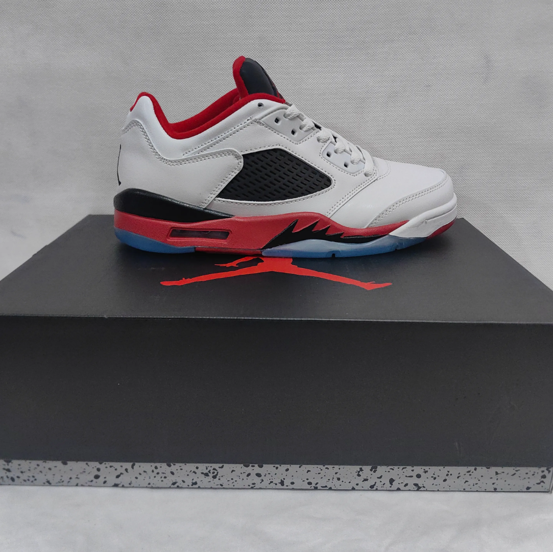 Air Jordan 5 Retro Low Fire Red Shoes Sneakers