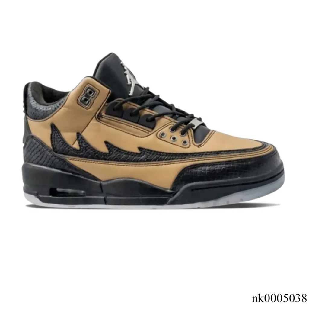 Air Jordan 3 Retro El Vuelo Black Sample Shoes Sneakers