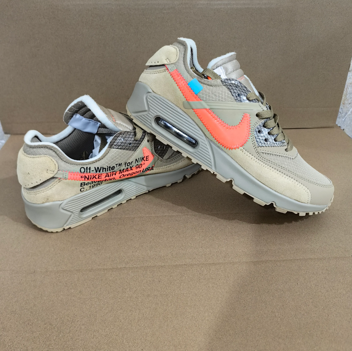 OW x Airforce Max 90 ‘Desert Ore’ Shoes Sneakers