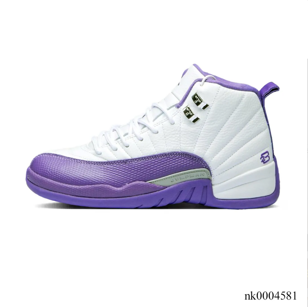 Air Jordan 12 White Field Purple Shoes Sneakers